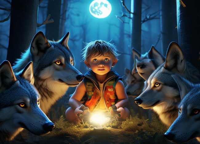 野狼的故事儿童，关于野狼的故事