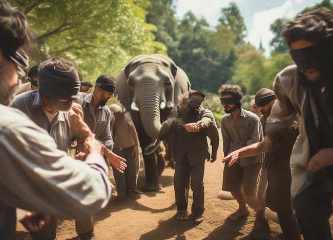 盲人摸象的故事怎么讲、盲人摸象的故事怎么讲的