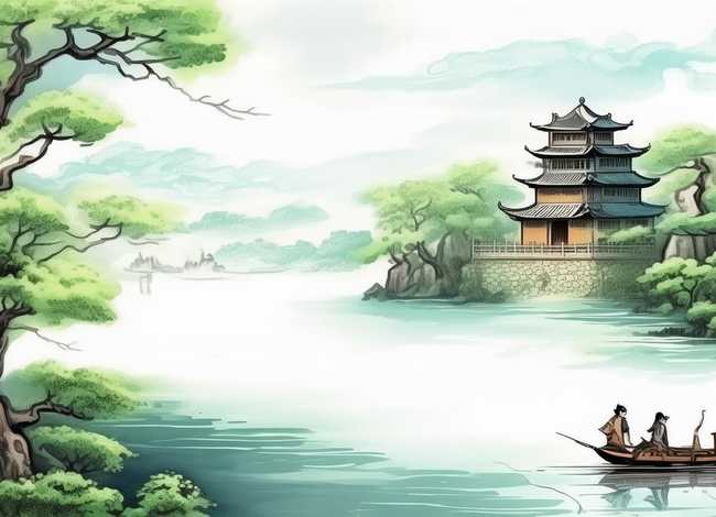 国画故事画，国画故事图片