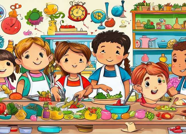 儿童菜谱绘画（儿童菜谱绘画图片）