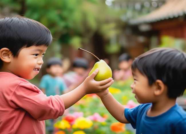 孔融让梨的故事儿童版概括，孔融让梨故事简单概括