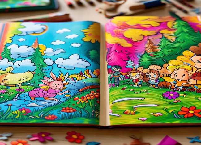 儿童手绘本怎么画，儿童手绘本怎么画图片