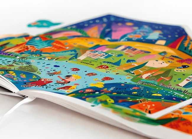 儿童故事画带文字可打印 - 小孩故事带画