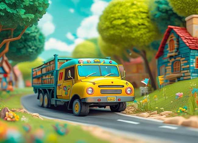 小货车的故事绘本（小货车的故事绘本视频）