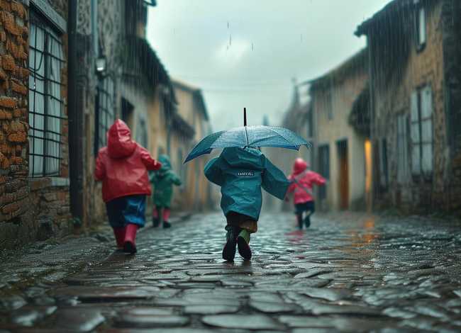 快要下雨的儿童故事、要下雨的故事这个视频