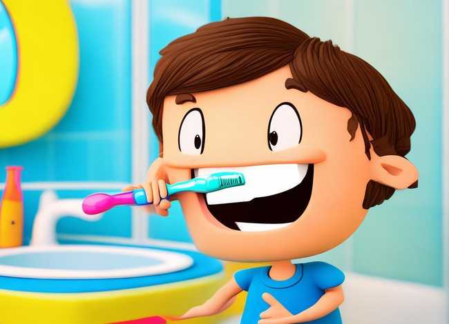 儿童刷牙方法图片；儿童刷牙方法图片简笔画