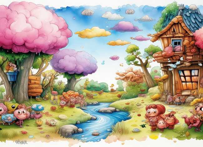 绘本故事儿童画创作、绘本故事创意画