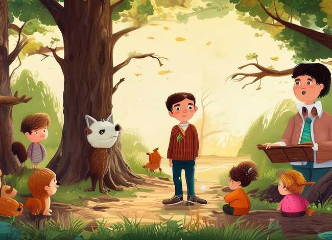 森林动物的故事儿童，关于森林动物的故事