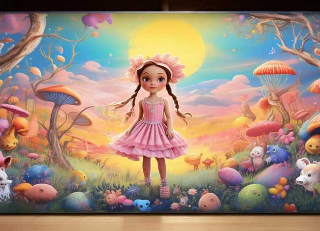 童话故事的儿童画 童话故事的儿童画彩铅