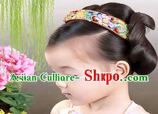 古风发带编发儿童;古风编发 儿童 古风发带编发儿童;古风编发 儿童