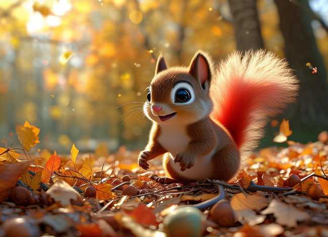 儿童故事小松鼠去哪了 我小松鼠去哪了