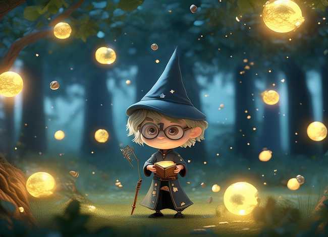 小小魔法师绘本故事，小小魔法师的故事