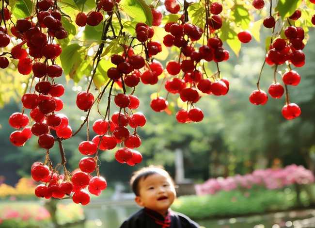 石榴儿童古诗（古诗石榴诗配画）