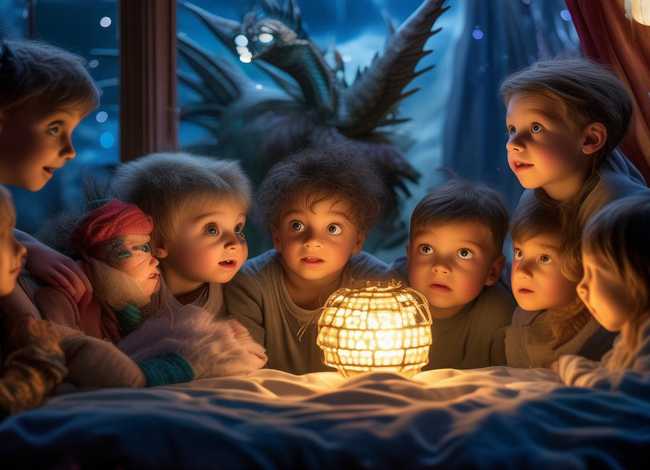 儿童睡前故事七个神秘的怪兽；给小朋友讲的睡前小故事大怪兽