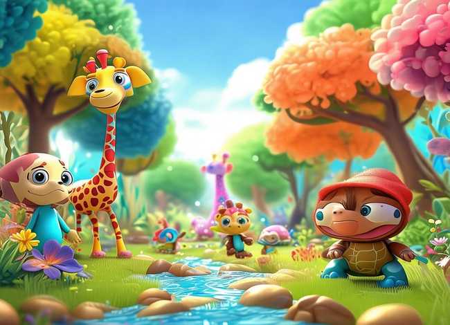 儿童绘本故事绘画关于动物的 - 幼儿园关于动物的绘本故事