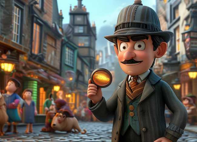 福尔摩斯探案动画片少儿（福尔摩斯探案动画片少儿文字版）