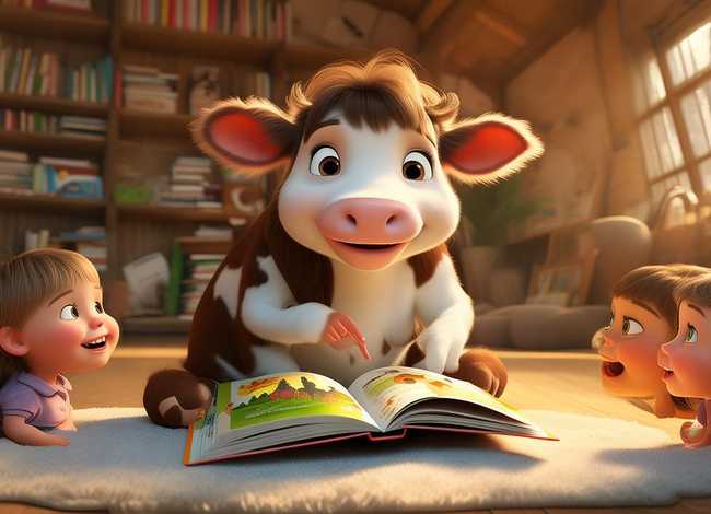 小牛妈妈讲绘本故事（小牛妈妈讲绘本故事内容）