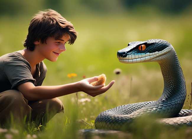 儿童寓言故事农夫与蛇；简单的寓言小故事农夫与蛇