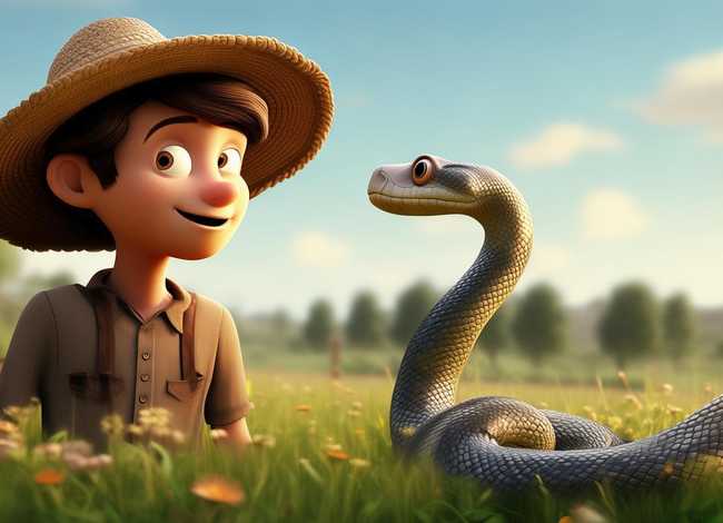 儿童故事比赛简短小故事、儿童故事比赛简短小故事农夫与蛇