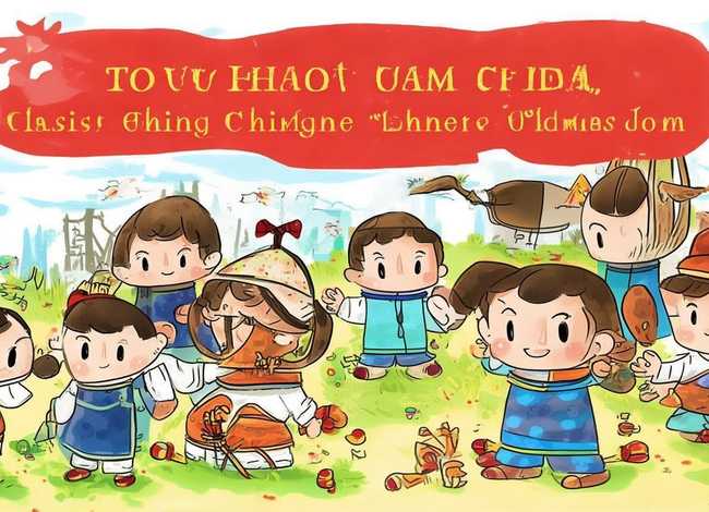 成语故事创意儿童画 - 成语故事绘画图