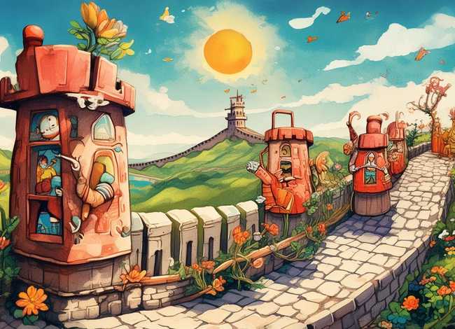 关于长城的儿童故事的视频，关于长城的小故事视频