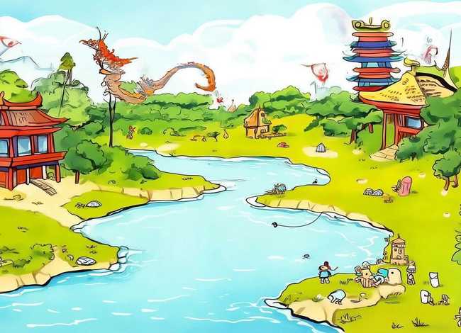 幼儿黄河故事 - 幼儿园黄河故事手抄报