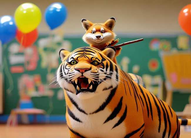 儿童故事狐假虎威一年级；一年级成语故事狐假虎威