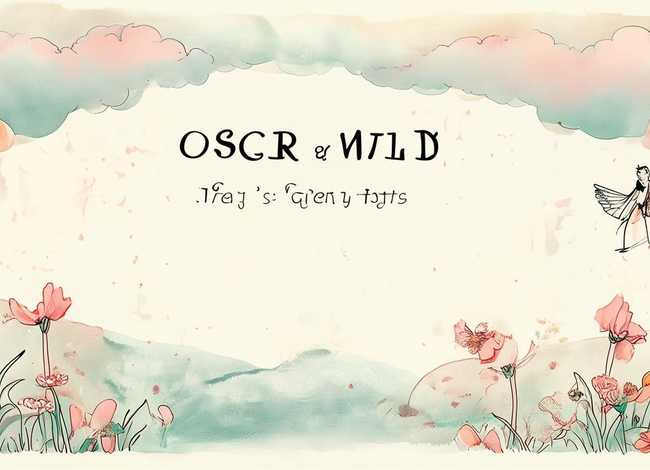 王尔德童话绘画简单又漂亮，王尔德童话绘画简单又漂亮作品