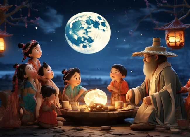 中秋节的来历故事儿童版；少儿故事中秋节的来历