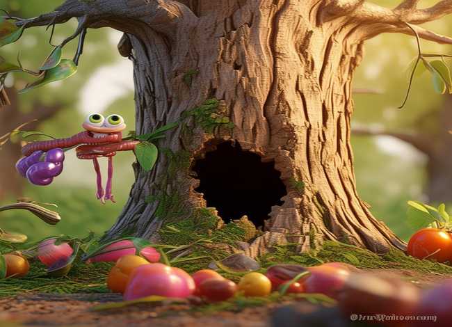 儿童故事蛀虫蛀洞 - 蛀蛀虫的故事