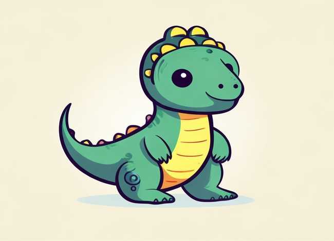 恐龙简笔画简单好看；恐龙简笔画简单好看又漂亮
