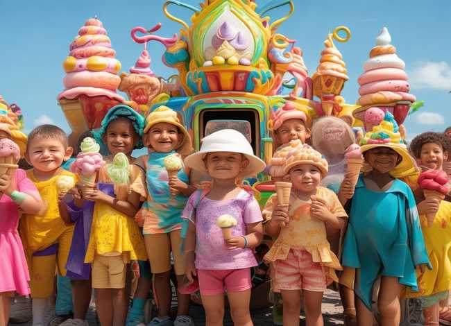 一百个冰淇淋儿童故事 - 100个冰淇淋的故事