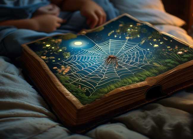 蜘蛛的故事儿童睡前收听，蜘蛛的故事睡前故事