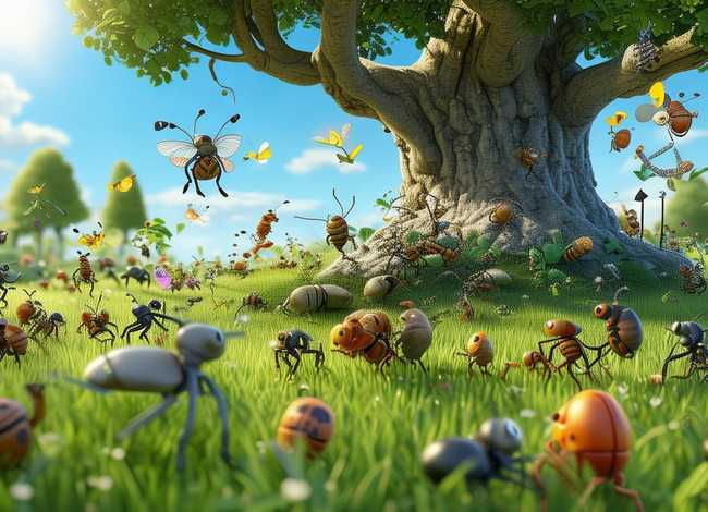 昆虫学校儿童故事,昆虫学校的故事 昆虫学校儿童故事,昆虫学校的故事