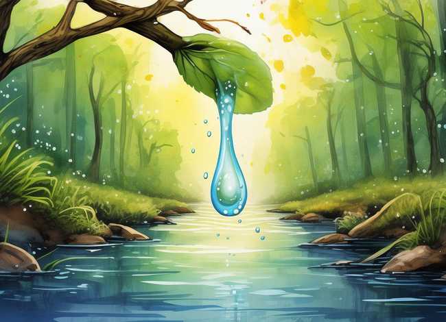 水滴的故事阅读答案；水滴的故事绘本解读