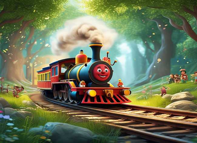 小火车童话故事；小火车咘咘故事内容