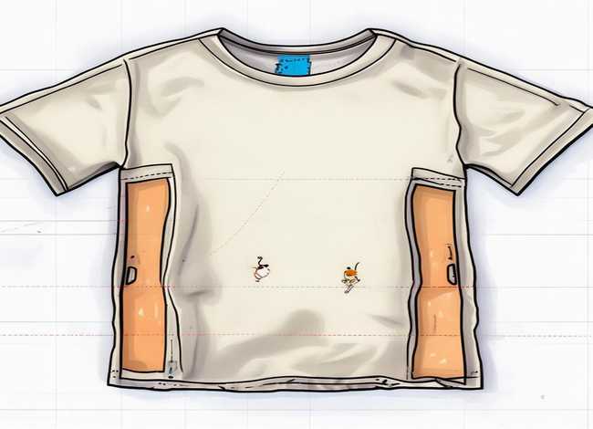 儿童t恤裁剪图（儿童t恤裁剪图解）