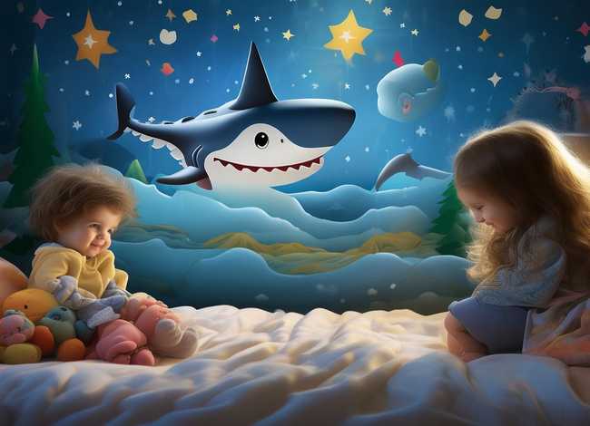4岁儿童故事睡前故事鲨鱼、鲨鱼的睡前故事文字版