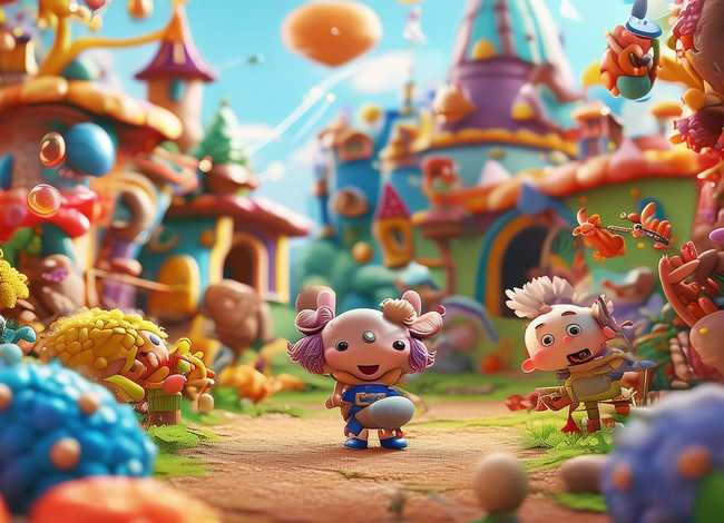 儿童故事的卡通图片，儿童卡通故事图片