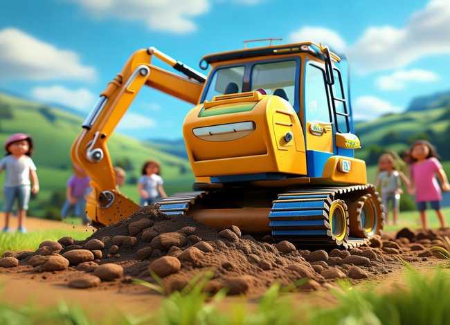 挖挖机儿童动画片第1集、动画片 挖掘机 儿童版 挖挖机儿童动画片第1集、动画片 挖掘机 儿童版