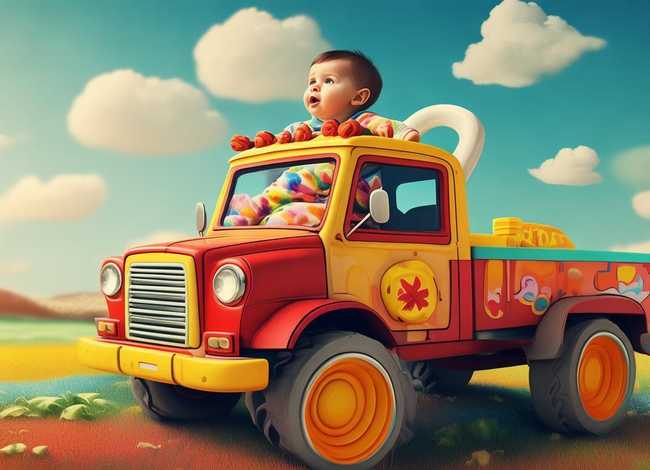 关于卡车儿童的故事简短 - 关于卡车的幼儿故事