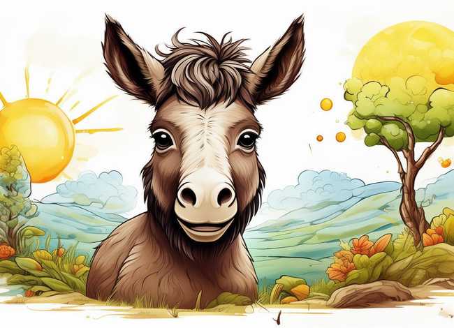 驴的故事图片、驴的故事图片简笔画 驴的故事图片、驴的故事图片简笔画