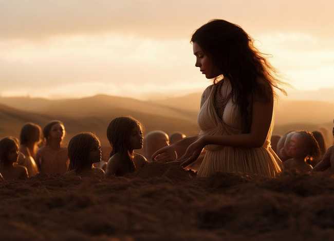 人的故事简短；女娲造人的故事简短