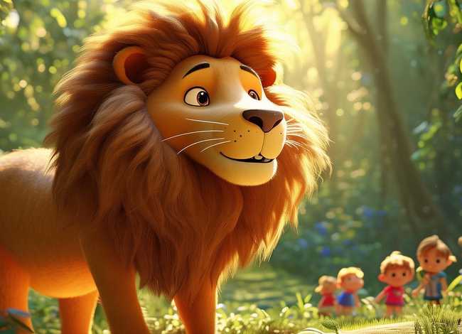 儿童故事里狮子可以取什么名字、儿童故事狮子的说话声音