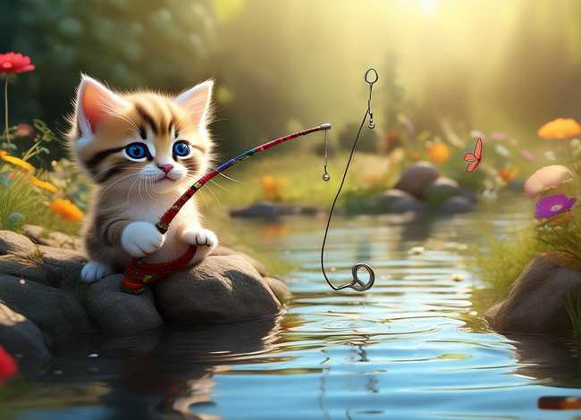 儿童故事大全文字版小猫钓鱼，幼儿故事小猫钓鱼文字版