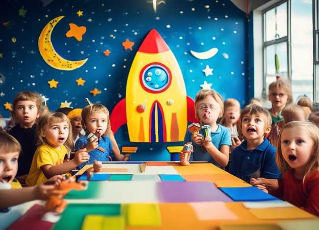 儿童火箭图画；儿童火箭图画教学