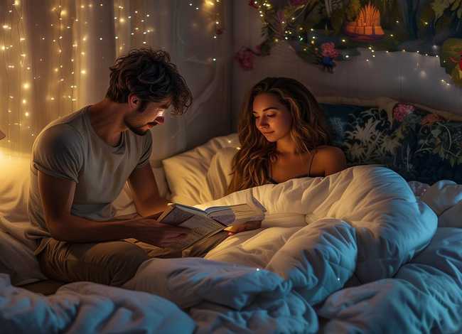 睡前童话故事哄女朋友 - 哄对象入睡长篇1000字超甜故事