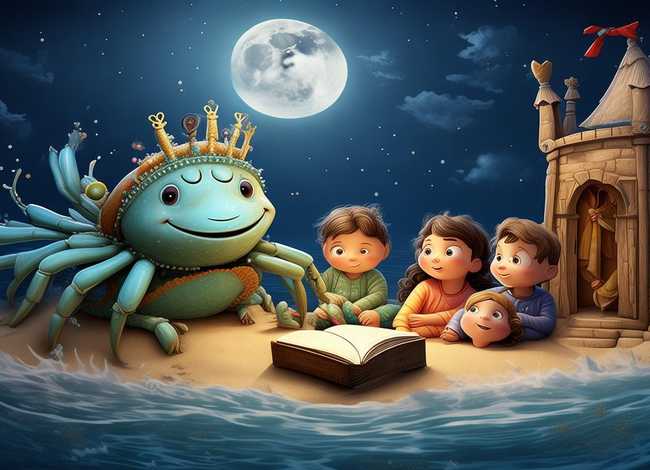 螃蟹故事儿童睡前故事、睡前螃蟹的故事