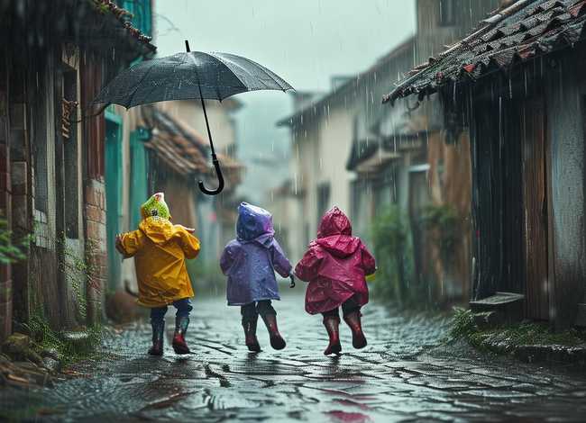 快要下雨的儿童故事、要下雨的故事这个视频