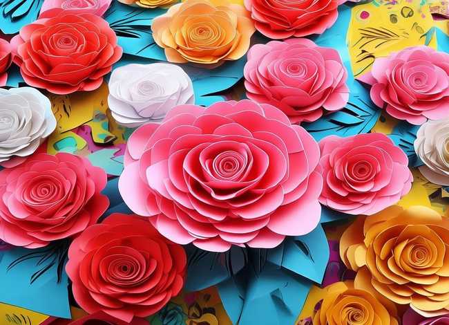 玫瑰的故事儿童折纸，玫瑰折纸大全步骤图解 儿童